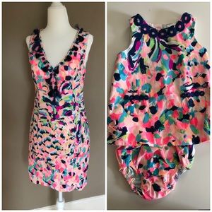 Lily Pulitzer mom/ daughter matching dresses